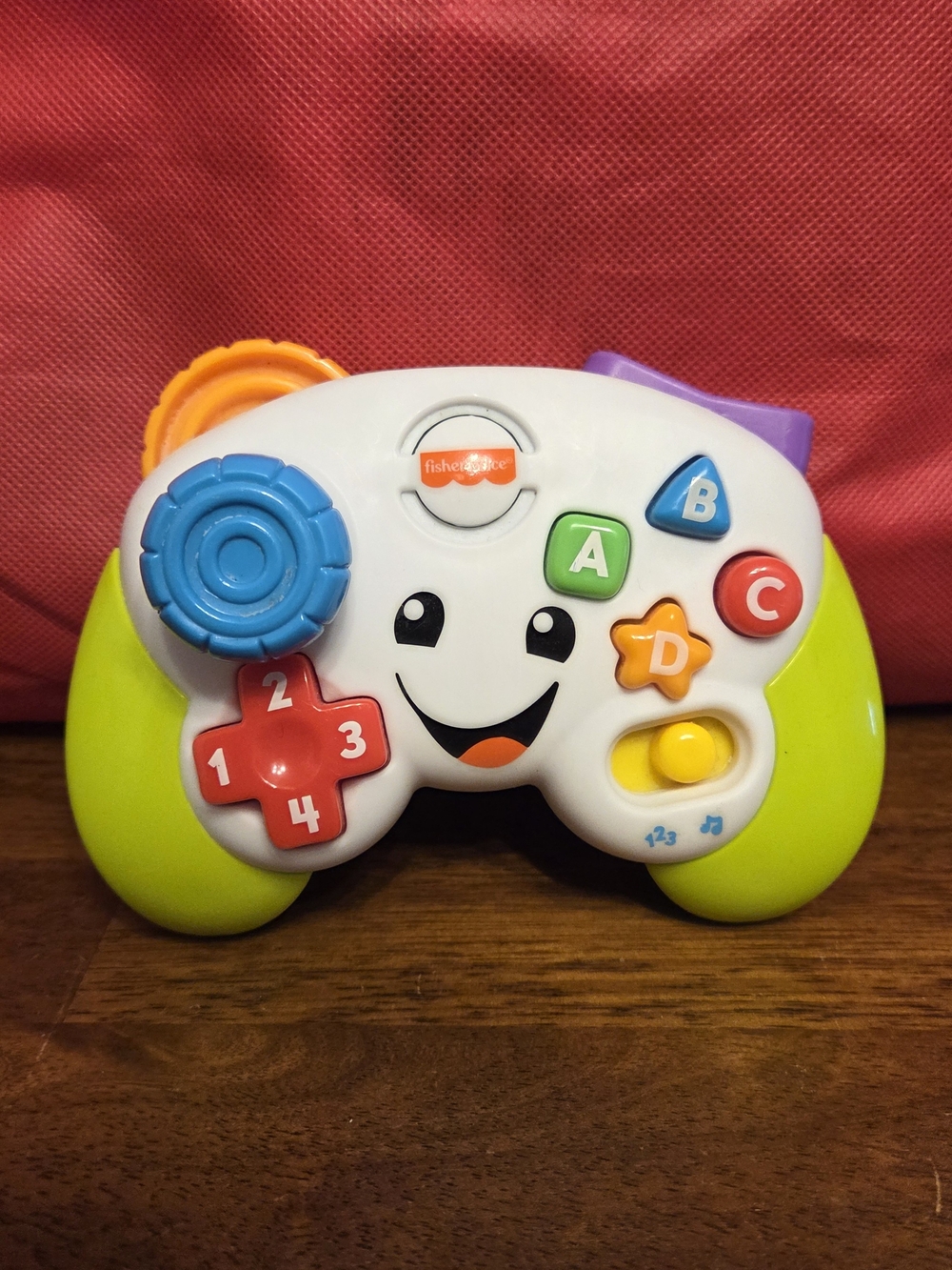 Fisher-Price Bright Smile Learning Game Controller - White & Lime
